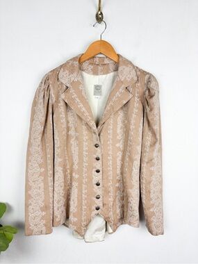 Vintage Wahmaker True West Outfitters Women’s Tapestry Jacket Sz 6